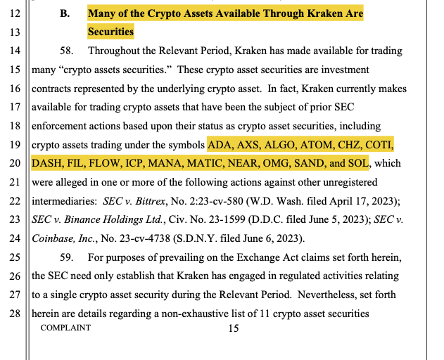 SEC sues Kraken alleging it’s an unregistered exchange, mixes user funds