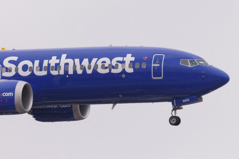 Southwest Airlines raises fourth-quarter unit revenue forecast on travel demand uptick