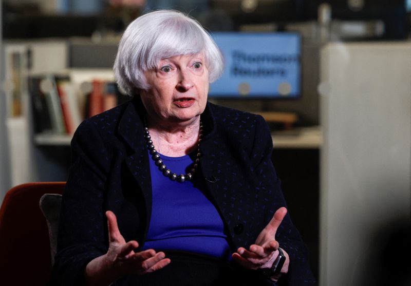 Exclusive-Yellen won't rule out sanctions on Chinese banks, curbs on 'dark fleet' oil tankers