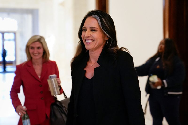 Exclusive-Some Republican senators reluctant on Gabbard for spy chief