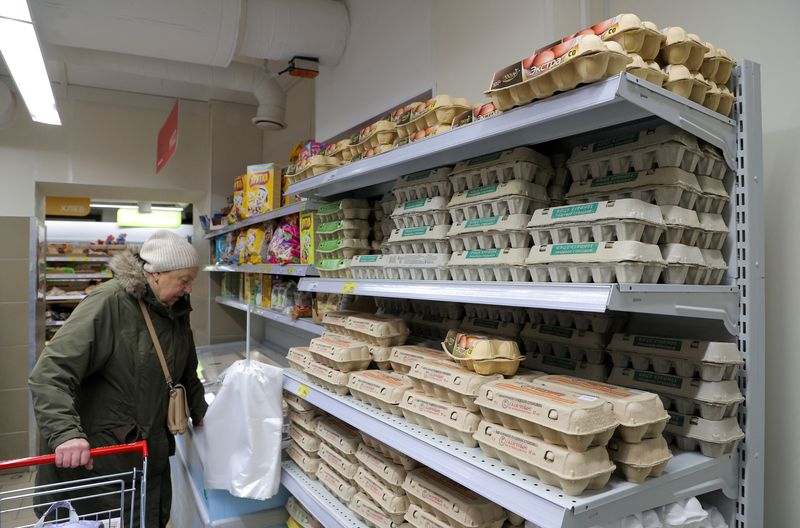 Russia's inflation reaches 9.5% this year, weekly data shows