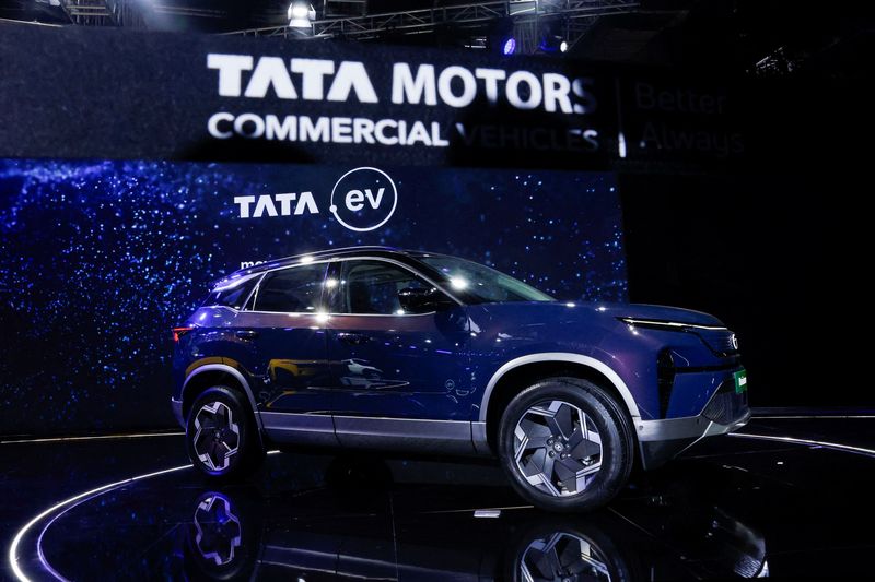 Carmakers at India auto show unveil charging network plans, new EVs