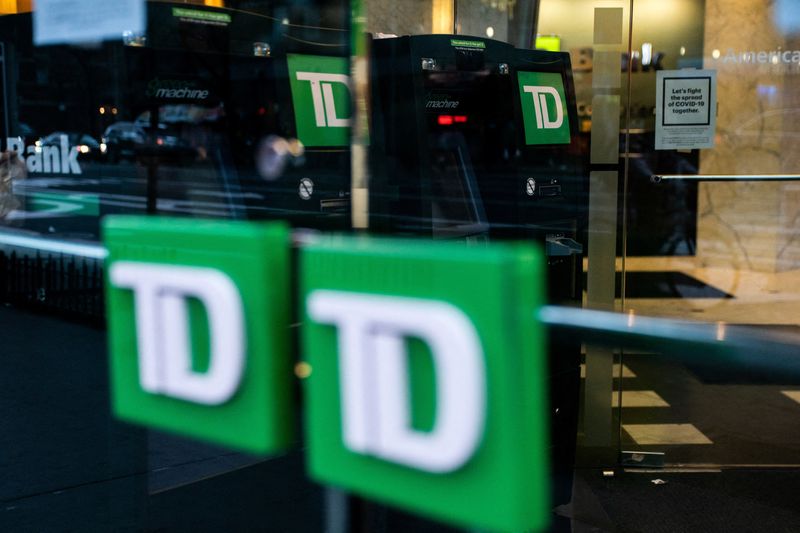 TD Bank looking to sell $9 billion of mortgages to meet asset cap, Bloomberg News reports