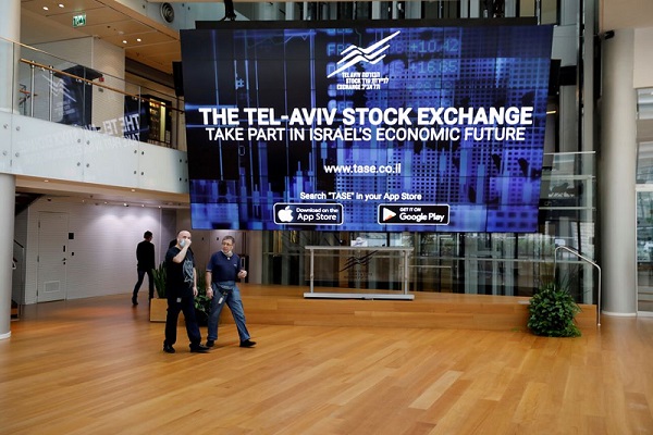 Israel stocks higher at close of trade; TA 35 up 1.09%